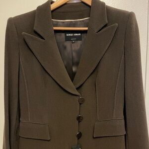 Giorgio Armani Khaki Blazer